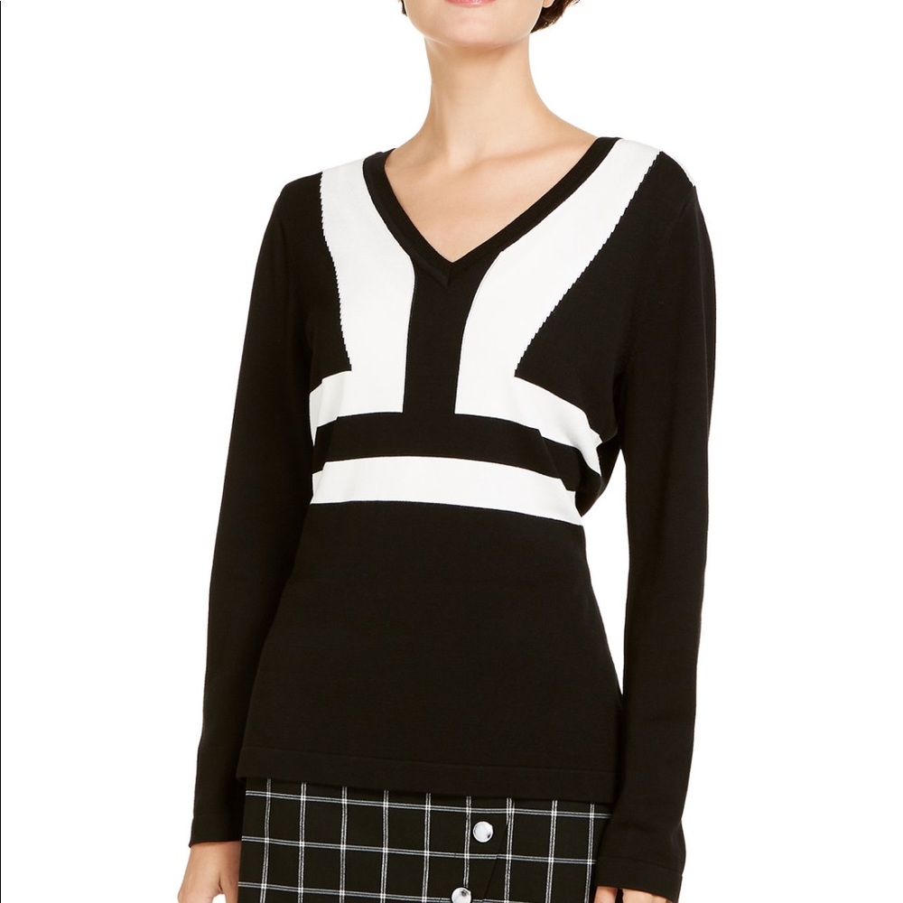 I.N.C. Colorblocked Sweater